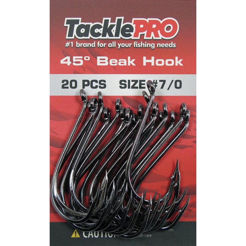 TacklePro 45deg. Beak Hook #7/0 - 20pc