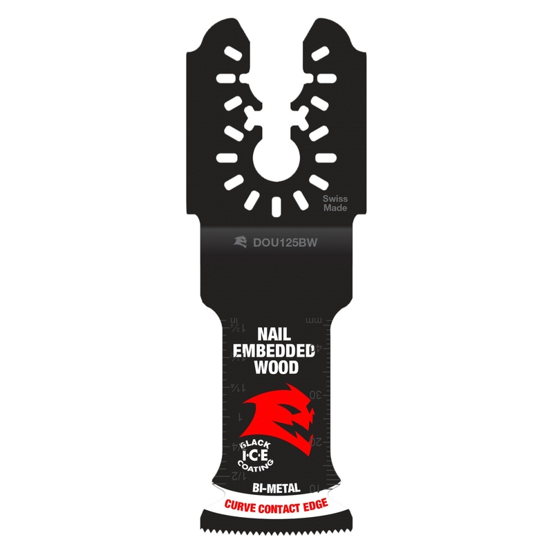 Diablo DOU125BW3 1-1/4 in. Universal Fit Bi-Metal Oscillating Blades for Nail-Embedded Wood, 3/Box