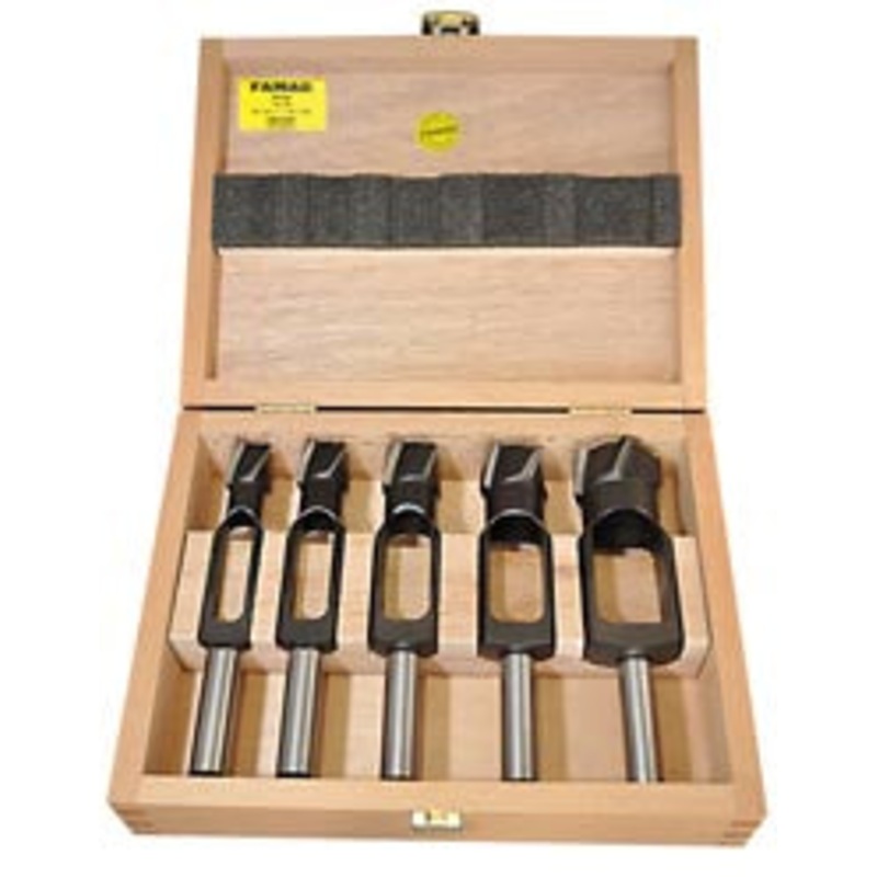 ALFA Tools TPC61448 5PC . TENON AND PLUG CUTTER SET 1/pack