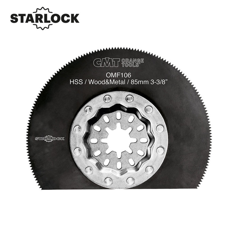 CMT Orange Tools OMF106-X5 3-3/8 RADIAL SAW BLADE FOR WOOD&METAL - HSS - SL  (5-PCS.)