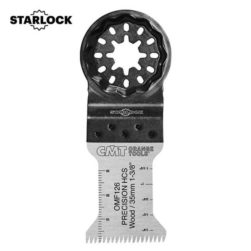 CMT Orange Tools OMF126-X1 1-3/8 PRECISION CUT BLADE WITH JAPANESE TOOTHING - HCS - SL  (1-PC.)